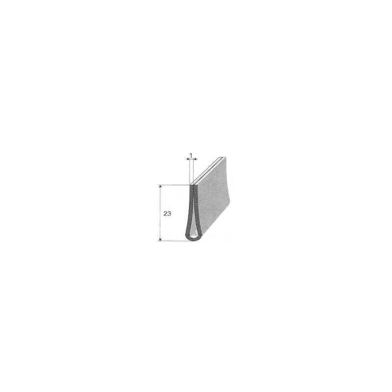 Profilé 130A compact forme U Profilé 130A compact forme U