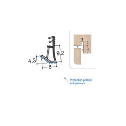 Joint isophonique multichambre F10 R3 J4S PR Joint isophonique multichambre F10 R3 J4S PR