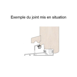 Joint JN2 pour seuil aluminium Joint JN2 pour seuil aluminium