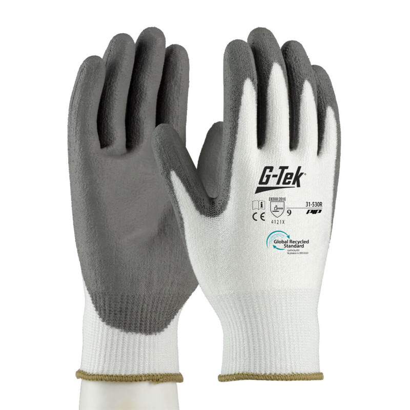 Paire gants en matière recyclée enduction nitrile T8/9/10 Paire gants en matière recyclée enduction nitrile T8/9/10