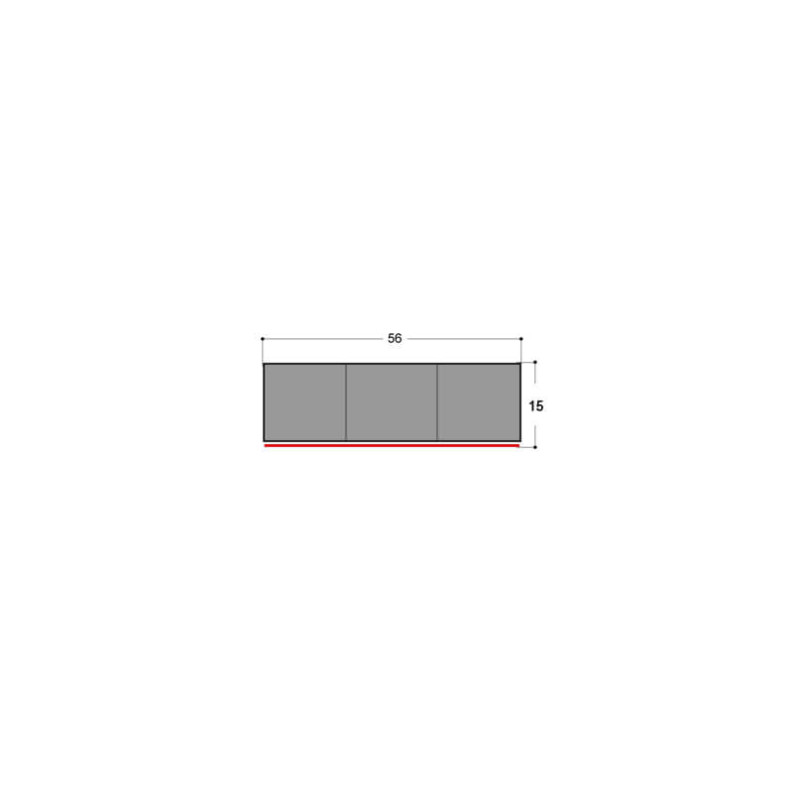 Bande mousse imprégnée 56/6-15 CLASSE 1+ Bande mousse imprégnée 56/6-15 CLASSE 1+