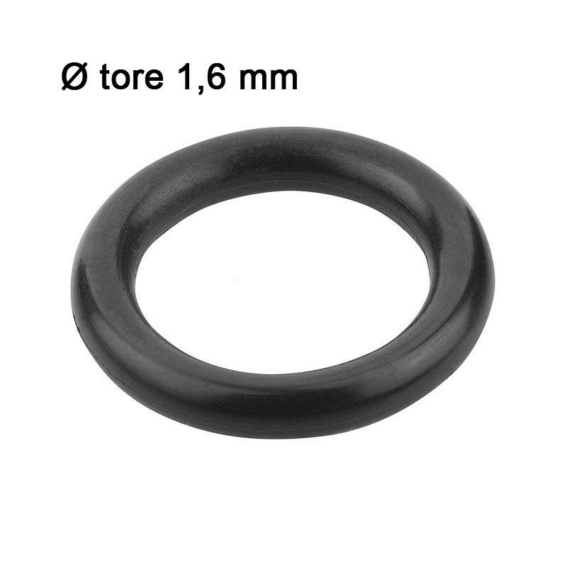 Joints toriques VITON™ Ø tore 1,6 mm Sachet 10 joints Joints toriques VITON™ Ø tore 1,6 mm Sachet 10 joints