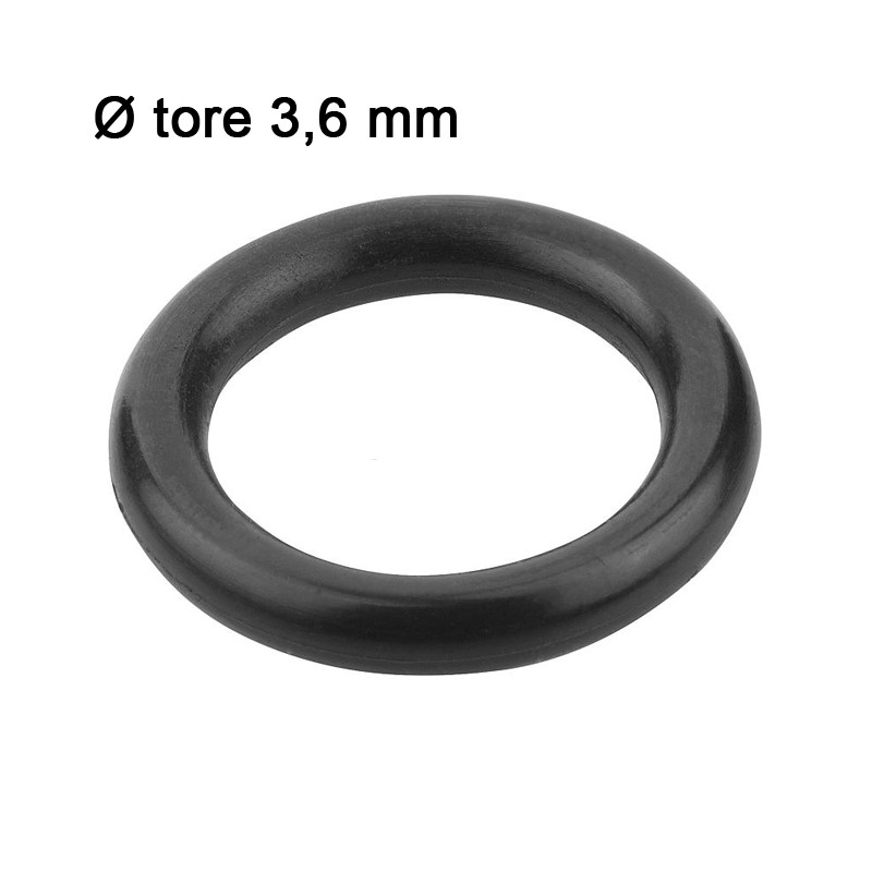 Joints toriques VITON™ Ø tore 3,6 mm Sachet 5 joints Joints toriques VITON™ Ø tore 3,6 mm Sachet 5 joints