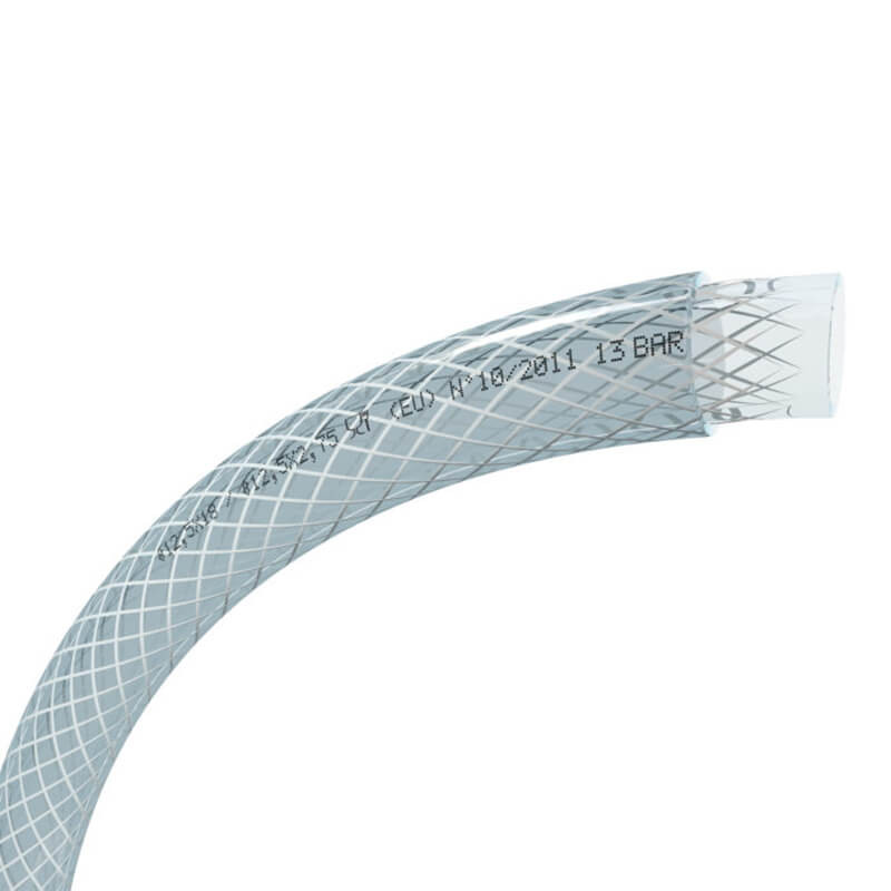Tuyau Cristal PVC armé usage polyvalent Tuyau Cristal PVC armé usage polyvalent
