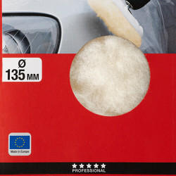 Bonnet de polissage laine agneau support normal Bonnet de polissage laine agneau support normal
