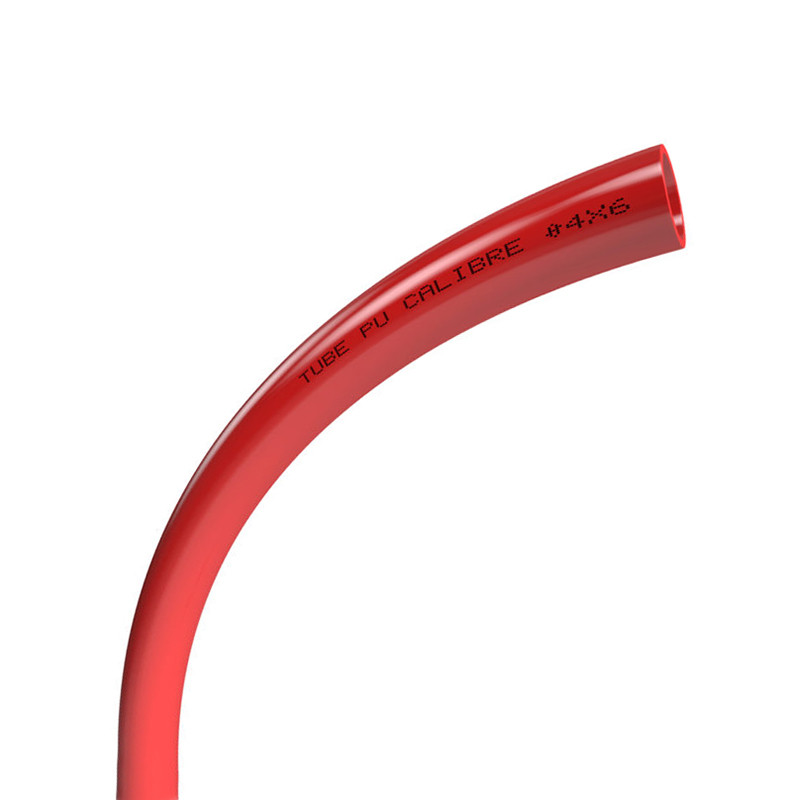 Tube polyuréthane calibré rouge, bobine de 25 m Tube polyuréthane calibré rouge, bobine de 25 m