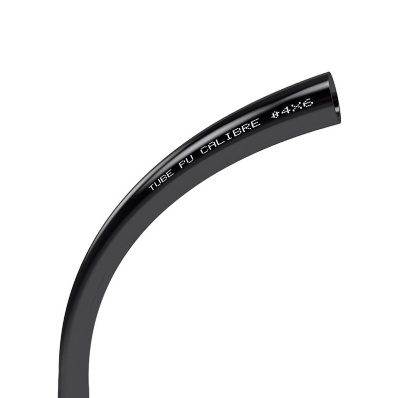 Tube polyuréthane calibré noir, bobine de 25 m Tube polyuréthane calibré noir, bobine de 25 m