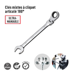 Clé mixte mixtes à cliquet articulées SAM 50-CT Clé mixte mixtes à cliquet articulées SAM 50-CT