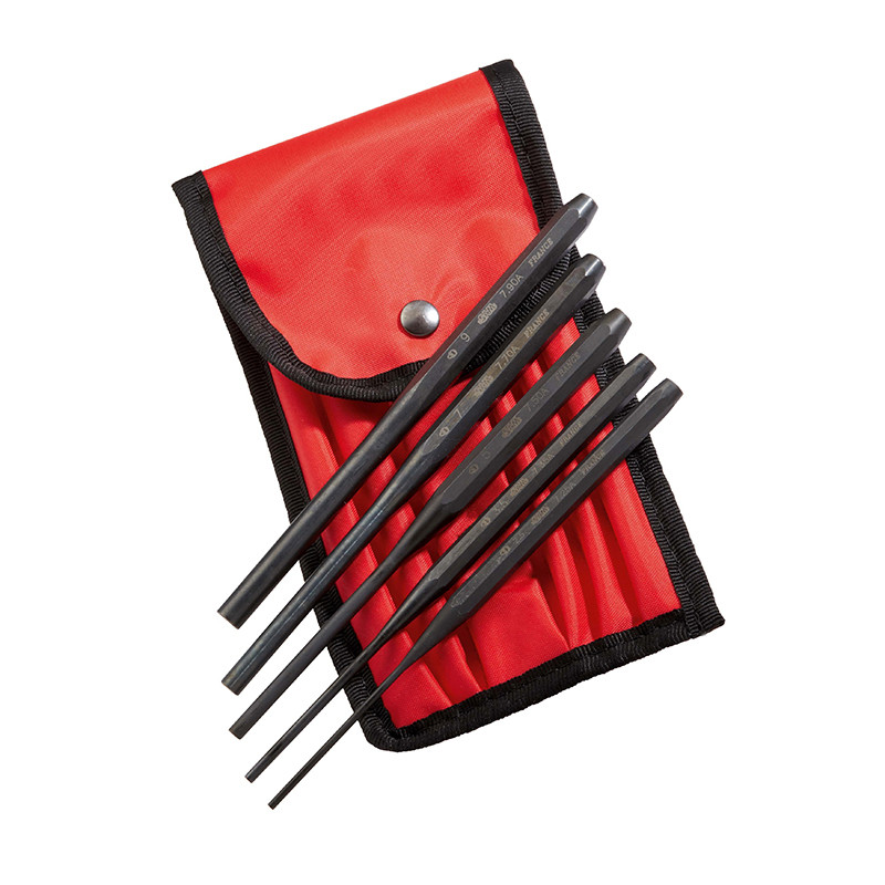 Jeu 5 chasse-goupilles Sam Outillage 7-TR5A Jeu 5 chasse-goupilles Sam Outillage 7-TR5A