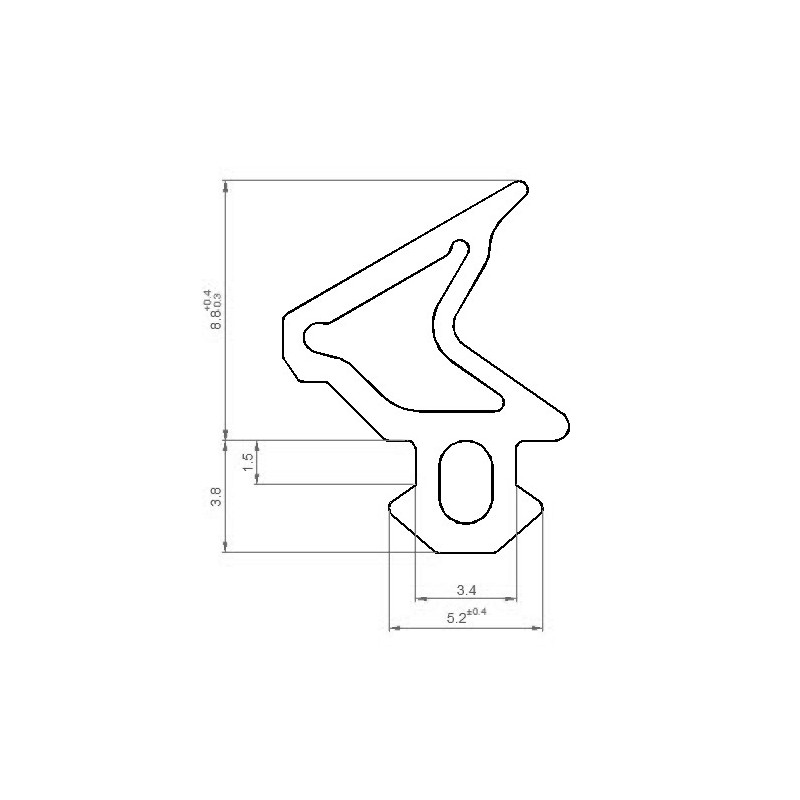 Joint S1110 gamme DECEUNINCK® Joint S1110 gamme DECEUNINCK®
