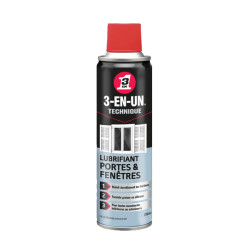 3EN1 Lubrifiant porte et fenêtre 250ML 3EN1 Lubrifiant porte et fenêtre 250ML