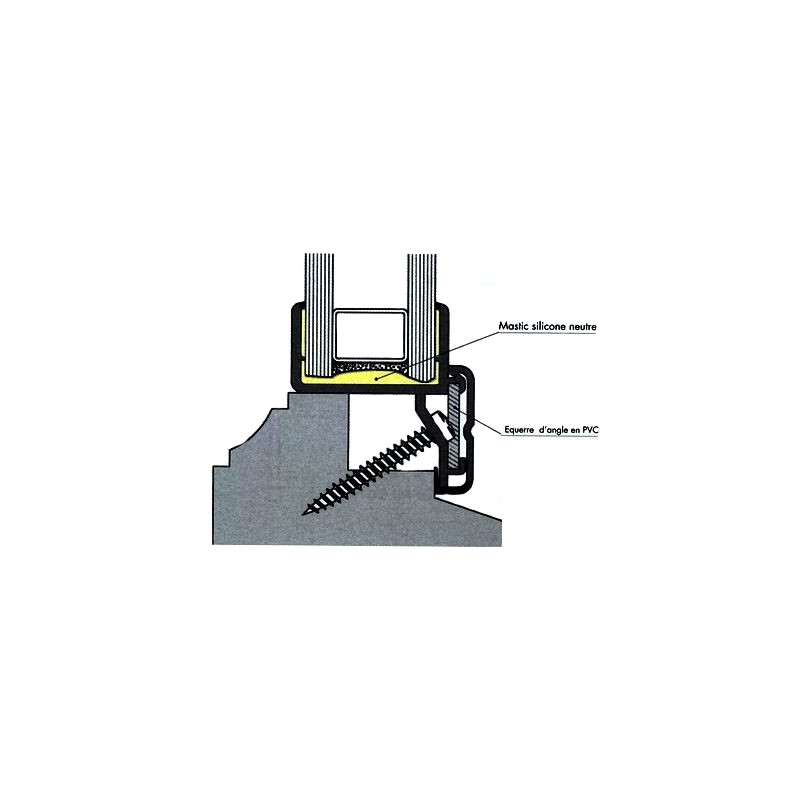 Profilé pour doubles-vitrages 24 mm Profilé pour doubles-vitrages 24 mm