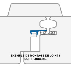 Joint d'ouvrant mono-matière JB16 PR Joint d'ouvrant mono-matière JB16 PR