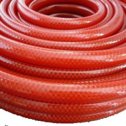 Tuyau Cristal PVC rouge armé usage normal Tuyau Cristal PVC rouge armé usage normal
