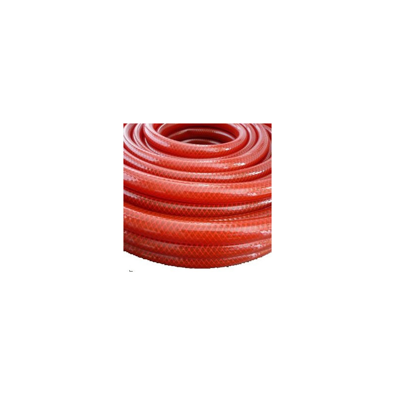 Tuyau Cristal PVC rouge armé usage normal Tuyau Cristal PVC rouge armé usage normal