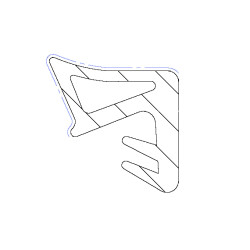 Joint S 9710 F2 pour recouvrement sur ouvrant Joint S 9710 F2 pour recouvrement sur ouvrant