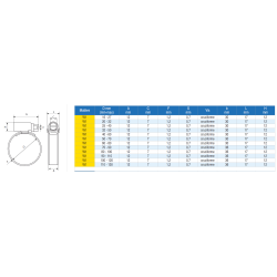 Serflex Collier bande pleine L 12 mm Serflex Collier bande pleine L 12 mm
