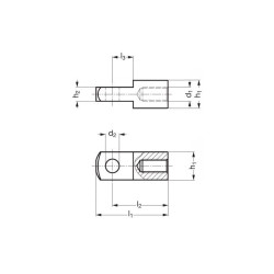 Pendant PADT1-682 pour chape de tringlerie Pendant PADT1-682 pour chape de tringlerie