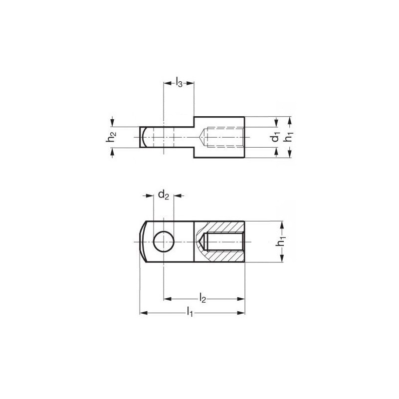 Pendant PADT1-682 pour chape de tringlerie Pendant PADT1-682 pour chape de tringlerie