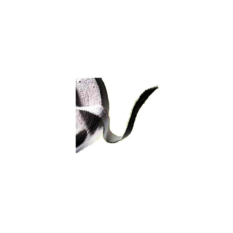 Bande céramique tissée âme verre épaisseur 2 mm Bande céramique tissée âme verre épaisseur 2 mm
