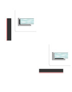 Joint de vitrage plancher en verre